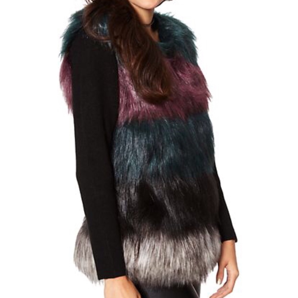 NY & Company - Faux Fur Sweater Vest